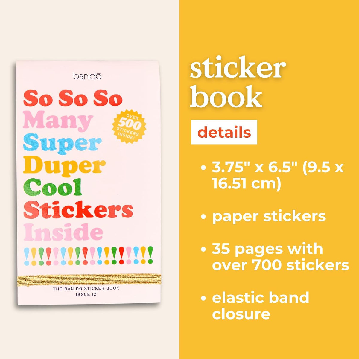 ban.do Aesthetic Planner Sticker Book, Issue 12