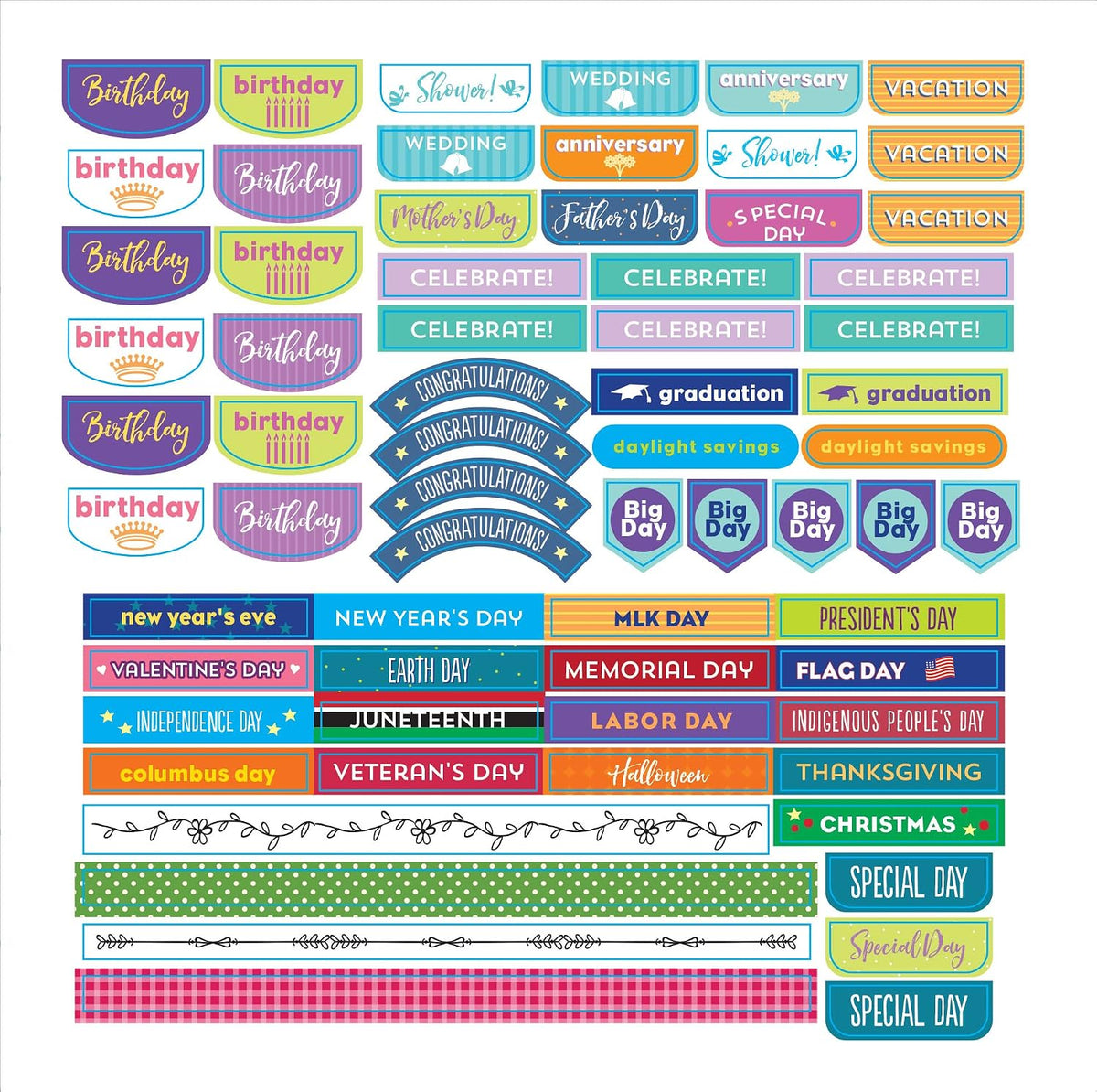 Plan It! A Sticker Book for All Your Productivity Needs (2,500 stickers!)