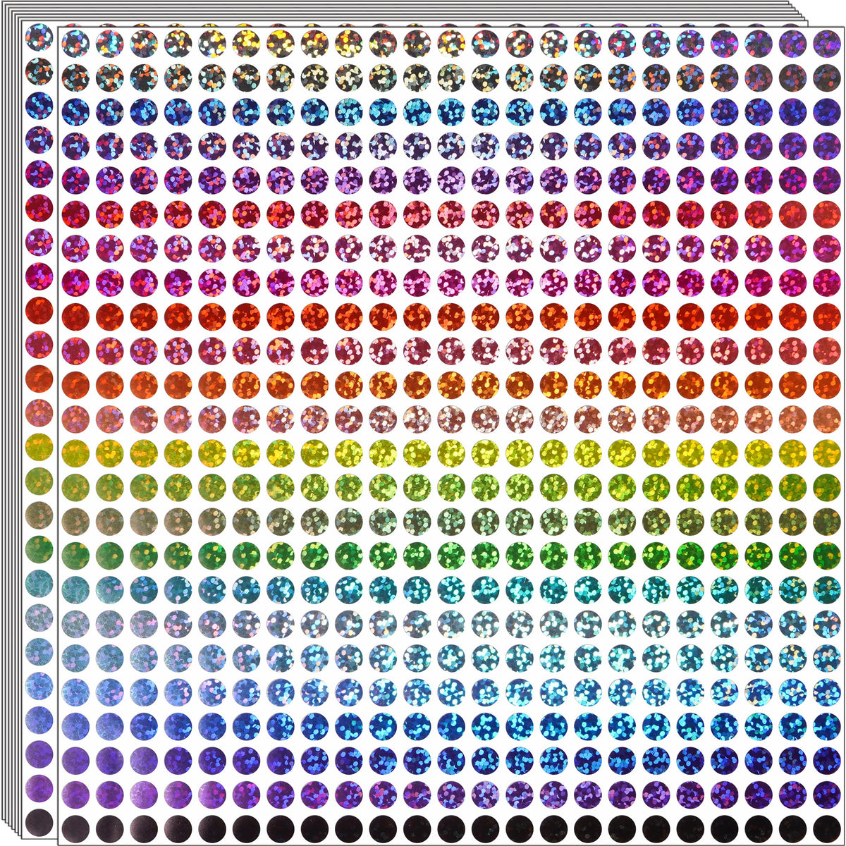 10000 PCS Small Dot Stickers 1/4" Round Color Coding Labels Circle Sticker