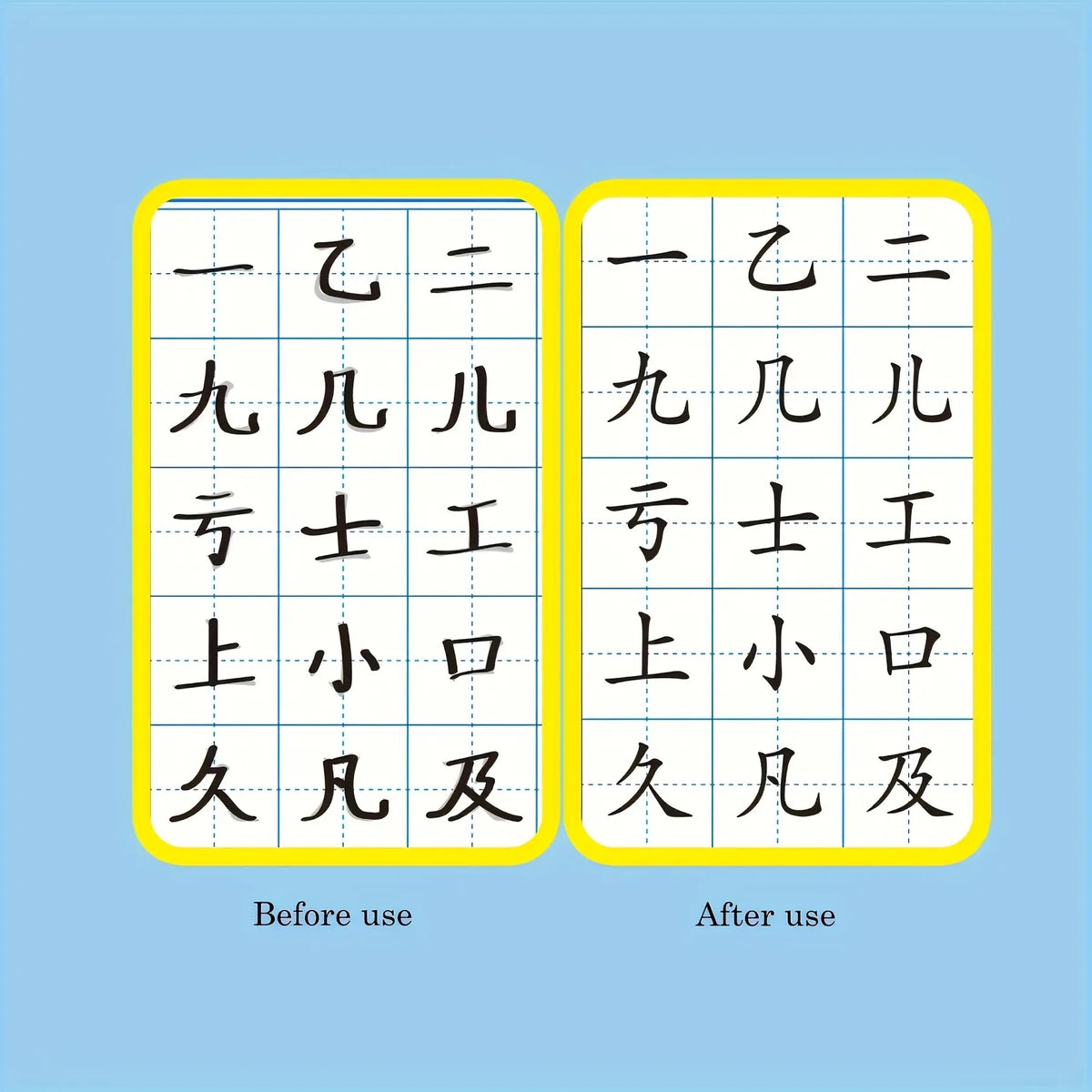 Learn 3000 Common Chinese Characters in 20 Days, Hard Cover Calligraphy Paper Practice Book, Essential Learning Aid for Writing Skills, Learning Tool, Study Materials, School Study Supplies