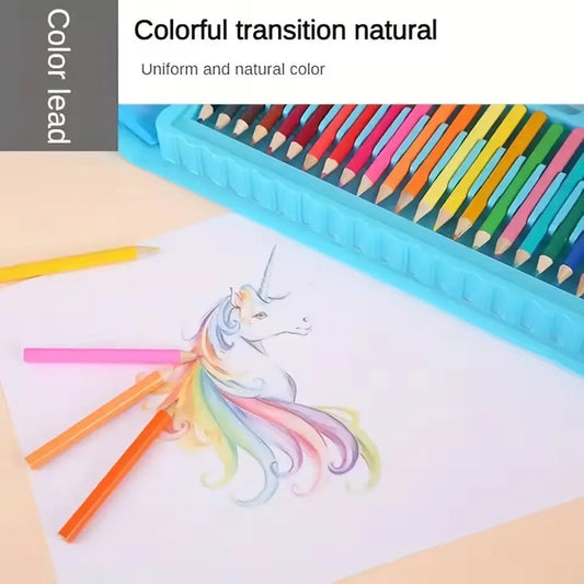 Art Supplies Set 42-208 Pieces, Drawing Pencils Set, Dual-Sided Painting Kit, Oil Pastels, Watercolor Pens, Art Tools for Kids, Art Materials, Coloring Materials Set, Art School Supplies, Artistic Supplies, Art Sets