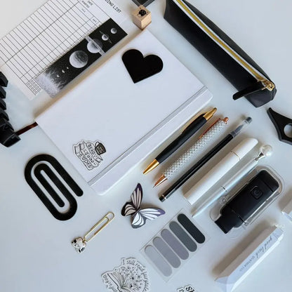 Curated Bookish Stationery Set with Notebook & Accessories – Choose Notebook Size, Item Count & Color Theme (Please Read Description)