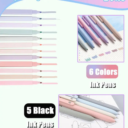Bible Study Journaling Kit with Tabs, Highlighter, Pen Case & Sticky Notes - School Supplies for Christian Beginners, Ideal for Reflections & Group Use Office Stationery Set