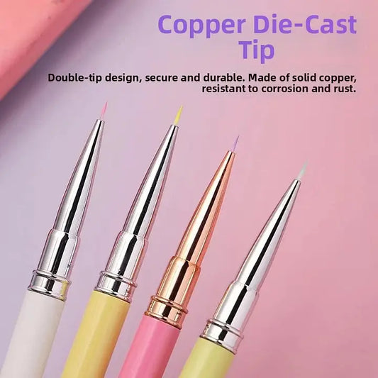 Ultra-Fine Gradient Outlining Oil Brushes - 1 x Brush Set, Artist Tools for Adults’ Paint by Numbers Crafts Ideas, DIY Art Supplies to Enhance Painting Experience