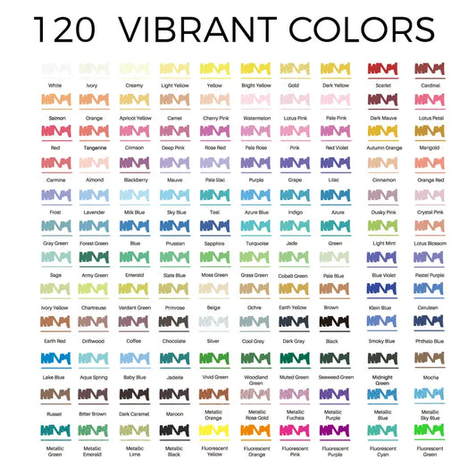 Artecho Back to School Acrylic Paint Markers Set - Double-Tipped Art Supplies with Dual & Fine Tips, Quick-Drying, Waterproof, High-Detail Markers for Coloring, Painting Tools, Adult Coloring, Art for Kids, DIY Crafts Stationery