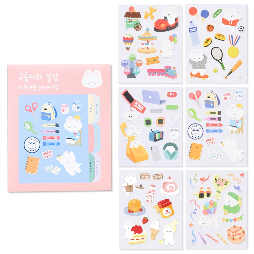 Monolike Plan Sticker Pack (102Pcs) - Variety Pack, Journal, Scrapbook, Waterproof, Fancy Sticker