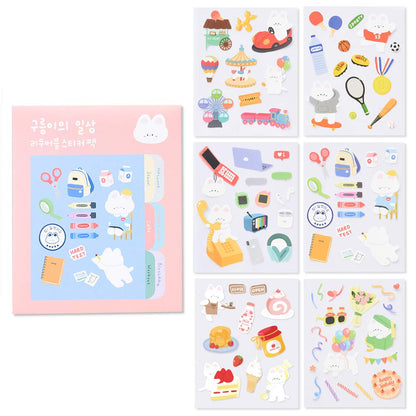 Monolike Plan Sticker Pack (102Pcs) - Variety Pack, Journal, Scrapbook, Waterproof, Fancy Sticker