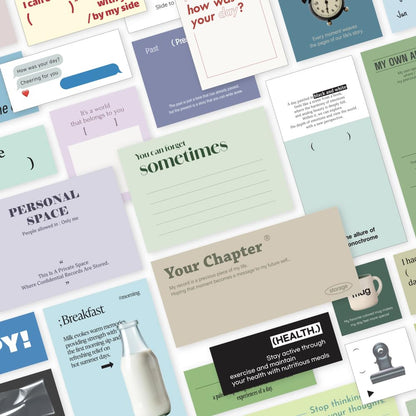 Monolike Plan Sticker Pack (102Pcs) - Variety Pack, Journal, Scrapbook, Waterproof, Fancy Sticker