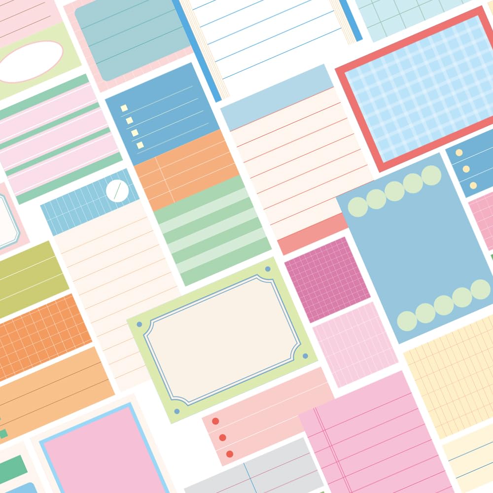 Monolike Plan Sticker Pack (102Pcs) - Variety Pack, Journal, Scrapbook, Waterproof, Fancy Sticker