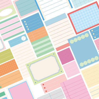 Monolike Plan Sticker Pack (102Pcs) - Variety Pack, Journal, Scrapbook, Waterproof, Fancy Sticker