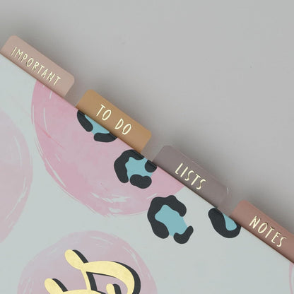 UPAFEXXI-Laminated Planner Monthly Tabs, 72 Stickers in Total