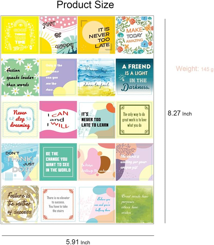 1700+ Functional Decorative Planner Stickers Set (Inspirational Time)