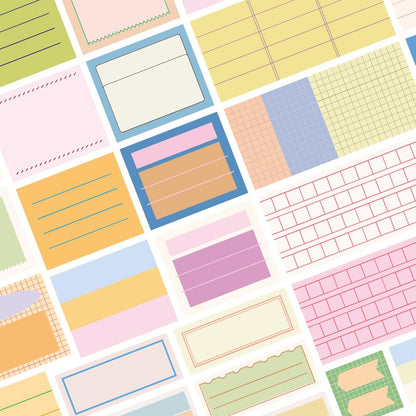 Monolike Plan Sticker Pack (102Pcs) - Variety Pack, Journal, Scrapbook, Waterproof, Fancy Sticker