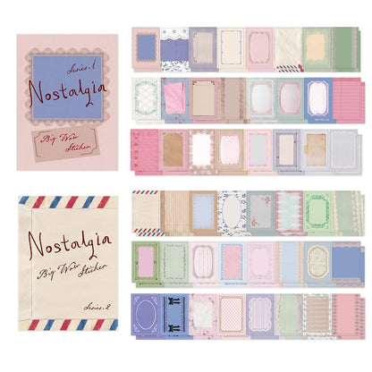 Monolike Big Wow Sticker Plan Series.1 + Series.2 Set - Big Size Cute Stickers, Square Stickers