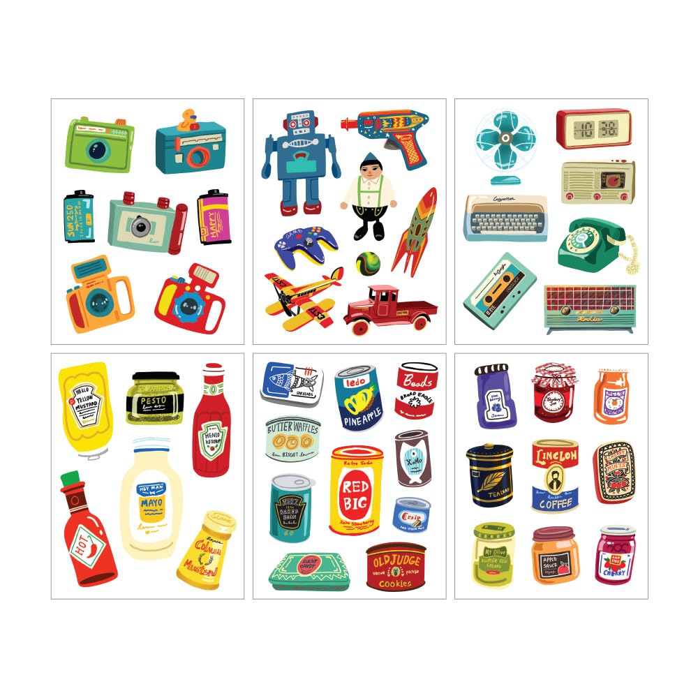 Monolike Plan Sticker Pack (102Pcs) - Variety Pack, Journal, Scrapbook, Waterproof, Fancy Sticker