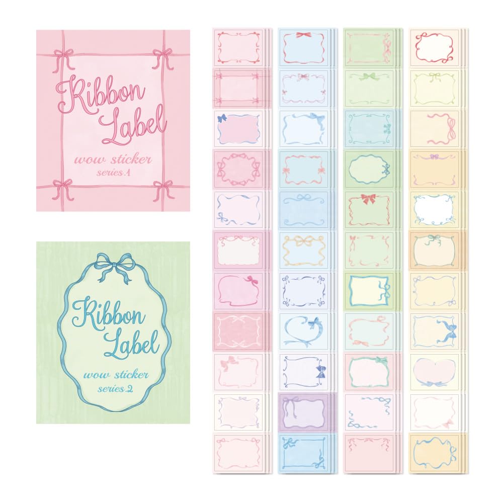 Monolike Big Wow Sticker Plan Series.1 + Series.2 Set - Big Size Cute Stickers, Square Stickers