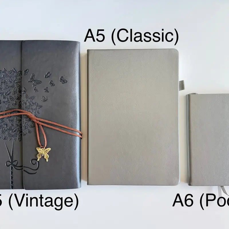 Curated Bookish Stationery Set with Notebook & Accessories – Choose Notebook Size, Item Count & Color Theme (Please Read Description)