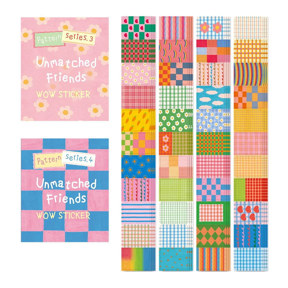 Monolike Big Wow Sticker Plan Series.1 + Series.2 Set - Big Size Cute Stickers, Square Stickers