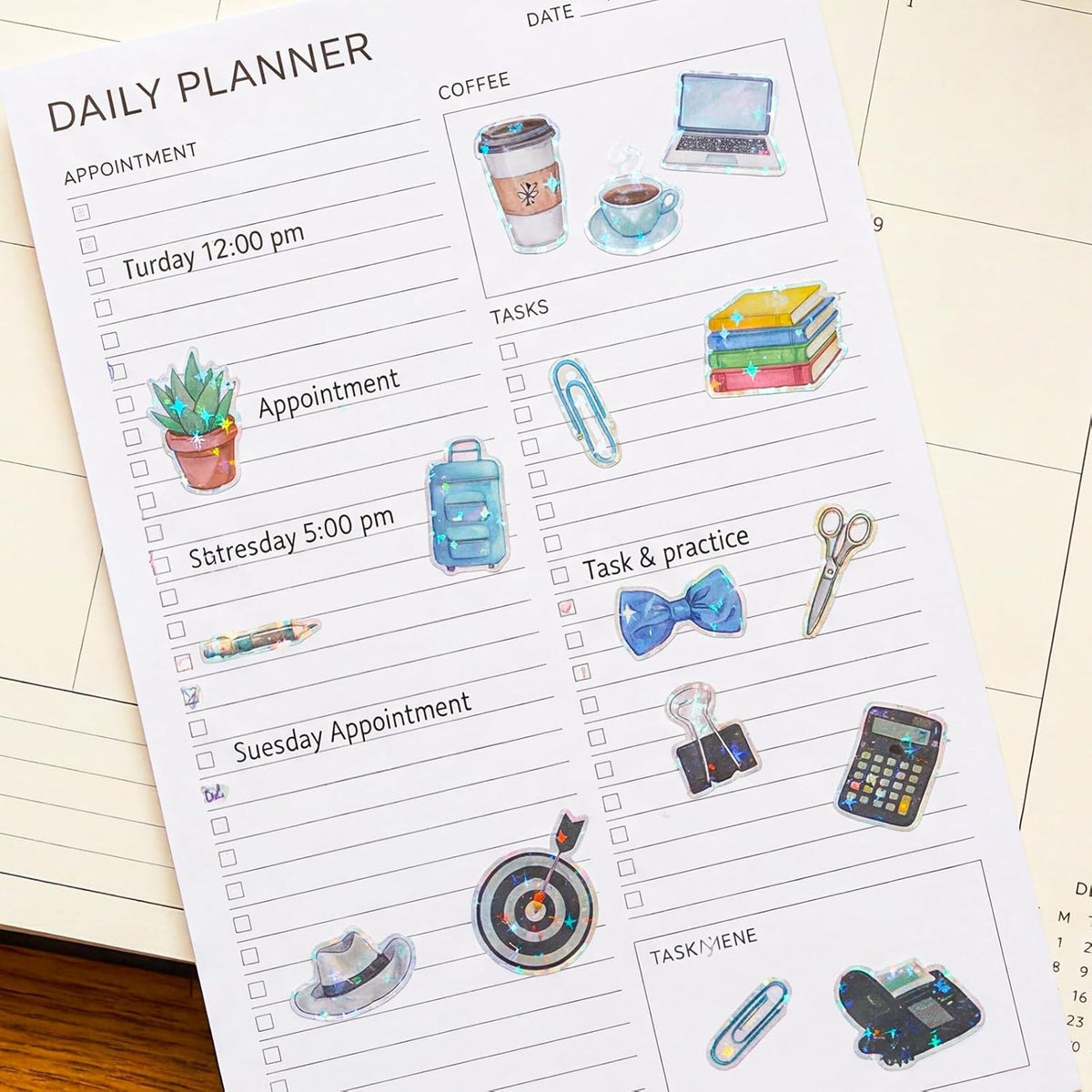 1150+ Work Planner Stickers, Teacher Planner Stickers
