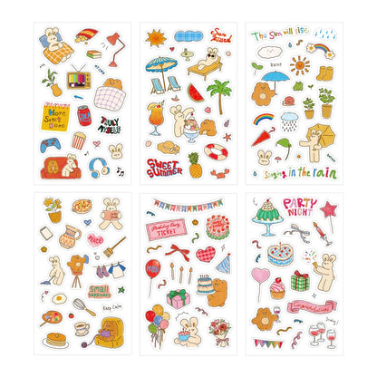 Monolike Plan Sticker Pack (102Pcs) - Variety Pack, Journal, Scrapbook, Waterproof, Fancy Sticker