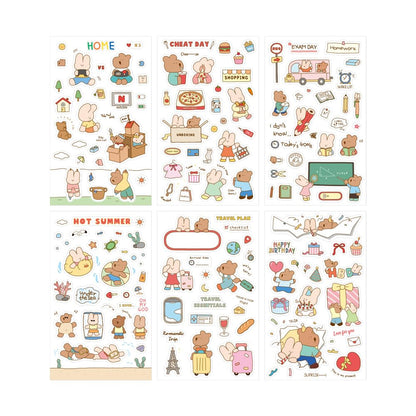 Monolike Plan Sticker Pack (102Pcs) - Variety Pack, Journal, Scrapbook, Waterproof, Fancy Sticker