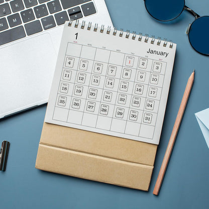 12 Monthly Calendar Number Stickers Translucent Sheets Daily Planner Accessories for Customizing Undated Planners, Calendar, Notebooks