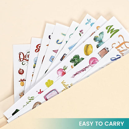 Planner Stickers - 12 Monthly Calendar Stickers for Celebrations, 14 Sheets