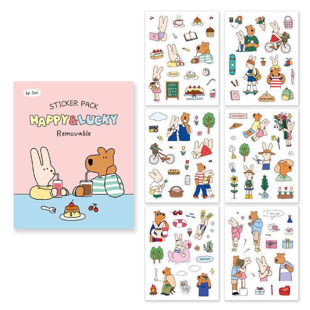 Monolike Plan Sticker Pack (102Pcs) - Variety Pack, Journal, Scrapbook, Waterproof, Fancy Sticker