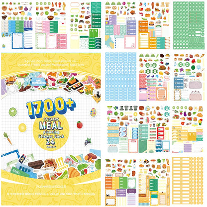 1700+ Functional Decorative Planner Stickers Set (Inspirational Time)