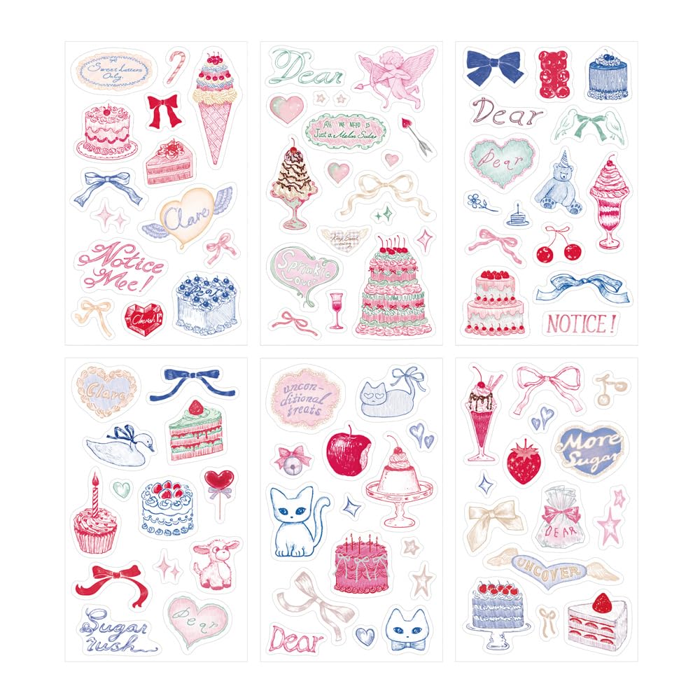 Monolike Plan Sticker Pack (102Pcs) - Variety Pack, Journal, Scrapbook, Waterproof, Fancy Sticker