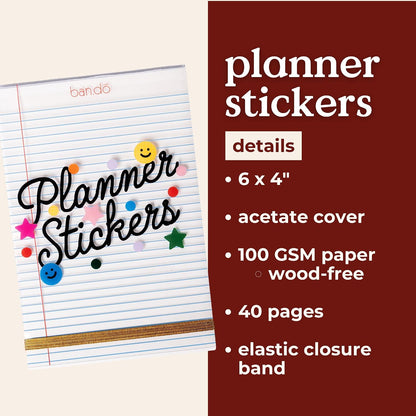 ban.do Planner Sticker Book, Issue One