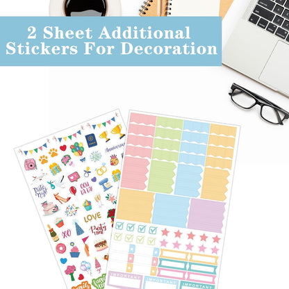 Planner Stickers - 12 Festival Theme Monthly Planner Stickers