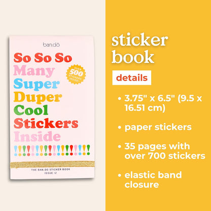 ban.do Aesthetic Planner Sticker Book, Issue 12