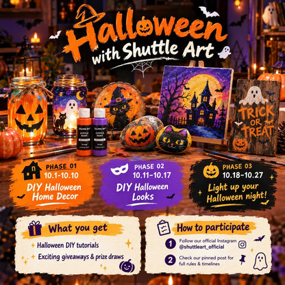 Shuttle Art Acrylic Paint, 36 Colors Acrylic Paint Set with Brushes & Palette, 2oz/60ml Bottles, Rich Pigments Non-toxic for Artists Kids & Adults, Painting on Canvas Rocks Ceramic Wood