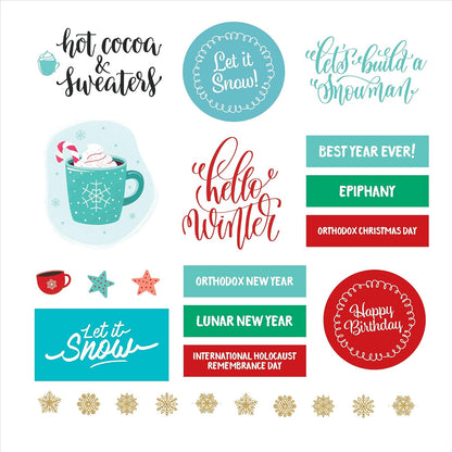 A Year in Stickers: Fun Pictures and Words to Highlight Celebrations (Sticker Books)