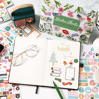 Planner Stickers - Monthly Planner Stickers and Accessories 25 Pages