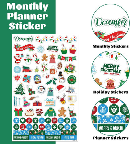 Planner Stickers - Calendar Stickers for Celebrations, 14 Sheets, 1500+
