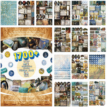1700+ Functional Decorative Planner Stickers Set (Inspirational Time)