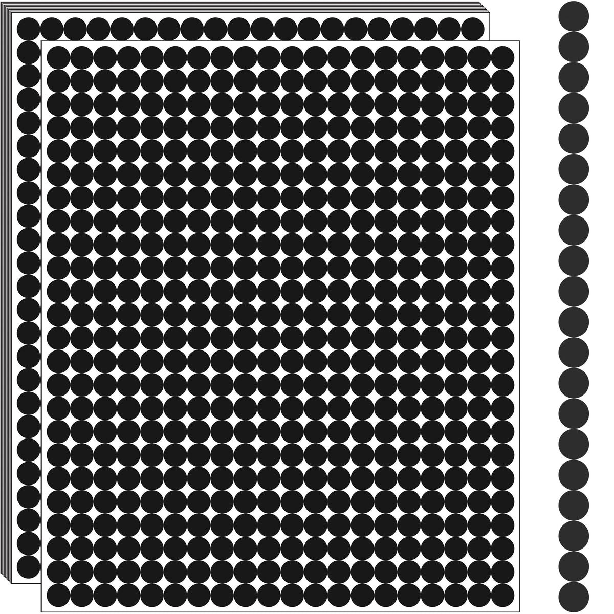 10000 PCS Small Dot Stickers 1/4" Round Color Coding Labels Circle Sticker