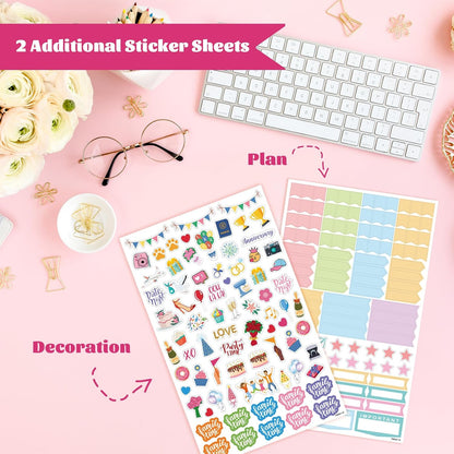 Planner Stickers - Calendar Stickers for Celebrations, 14 Sheets, 1500+