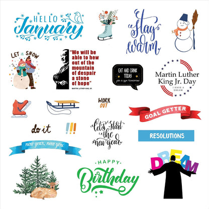 A Year in Stickers: Fun Pictures and Words to Highlight Celebrations (Sticker Books)