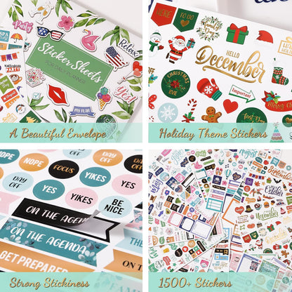 Planner Stickers - Monthly Planner Stickers and Accessories 25 Pages