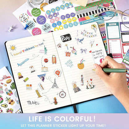Planner Calendar Stickers for Decorating, 28 Sheets, 1800+ Sticker