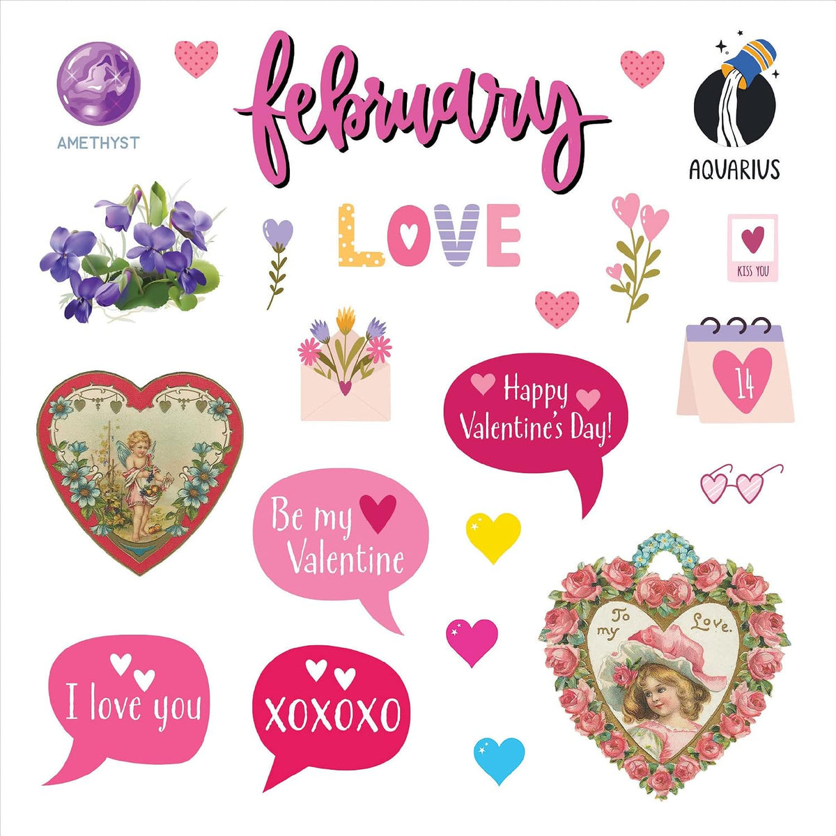 A Year in Stickers: Fun Pictures and Words to Highlight Celebrations (Sticker Books)