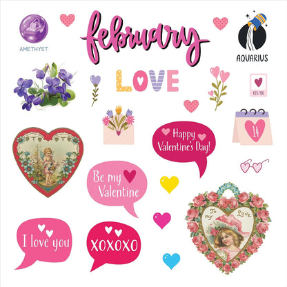 A Year in Stickers: Fun Pictures and Words to Highlight Celebrations (Sticker Books)