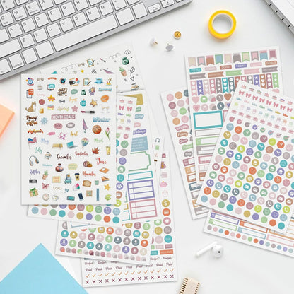 Planner Stickers for Women, 1,600+ Functional Labels and Decorative Icons