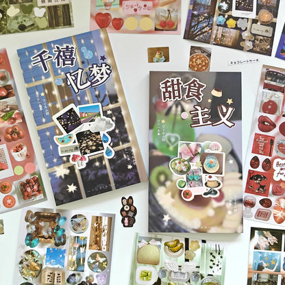40 Sheets Vintage Scrapbook Stickers Set,Schedule Label Theme Stickers for Junk Journal Supplies,Journaling,Notebook,Calendar,Photo Frame,DIY Craft(Schedule Tracking)
