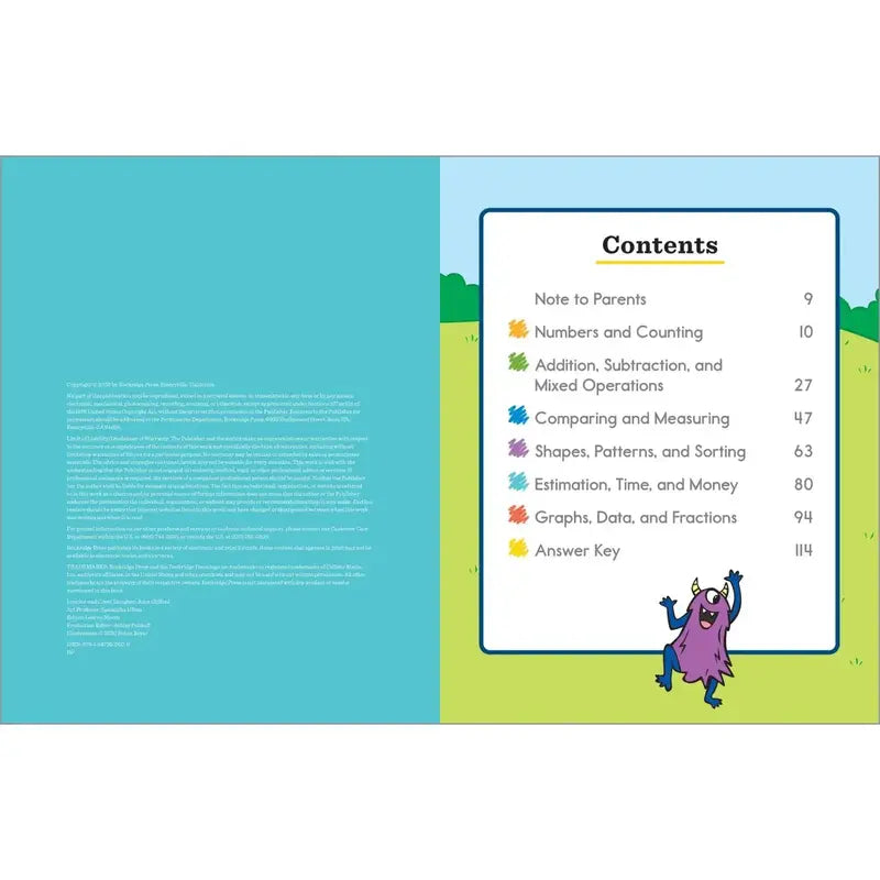 My First Grade Math Workbook: 101 Games & Activities to Support First Grade Math Skills with Addition, Subtraction, Shapes, Time, Money & Fractions Practice for Ages 6-7
