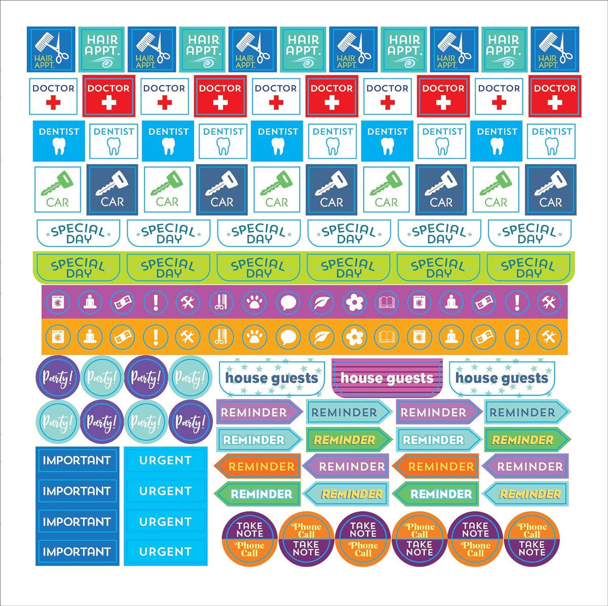 Plan It! A Sticker Book for All Your Productivity Needs (2,500 stickers!)