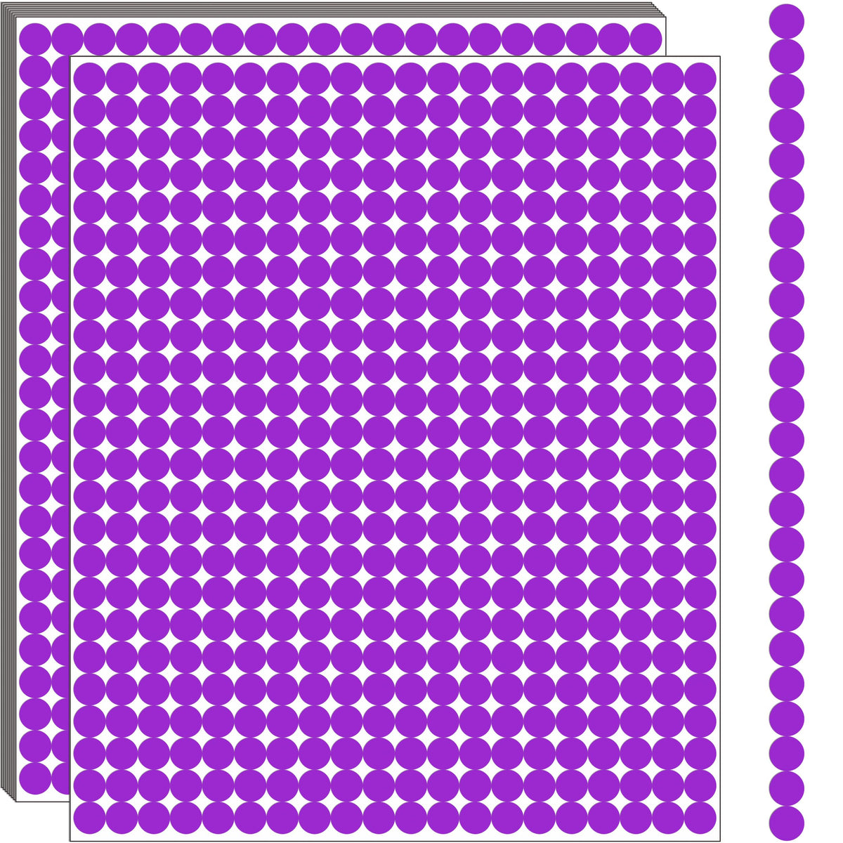 10000 PCS Small Dot Stickers 1/4" Round Color Coding Labels Circle Sticker